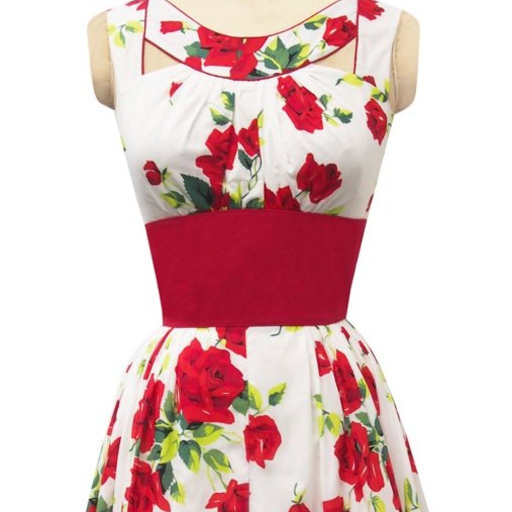 Trashy Diva Red Rose Dress Size 16